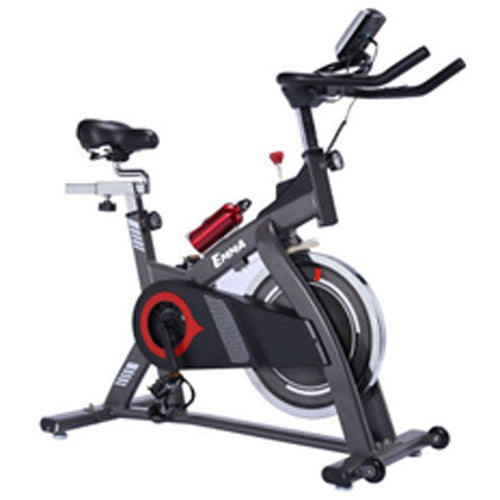 18kg Fly Wheel Spin Bike | Belt Power, 3pc Crank with Monitor, Red/Black - AM-S5250 - Afrofit GymStore
