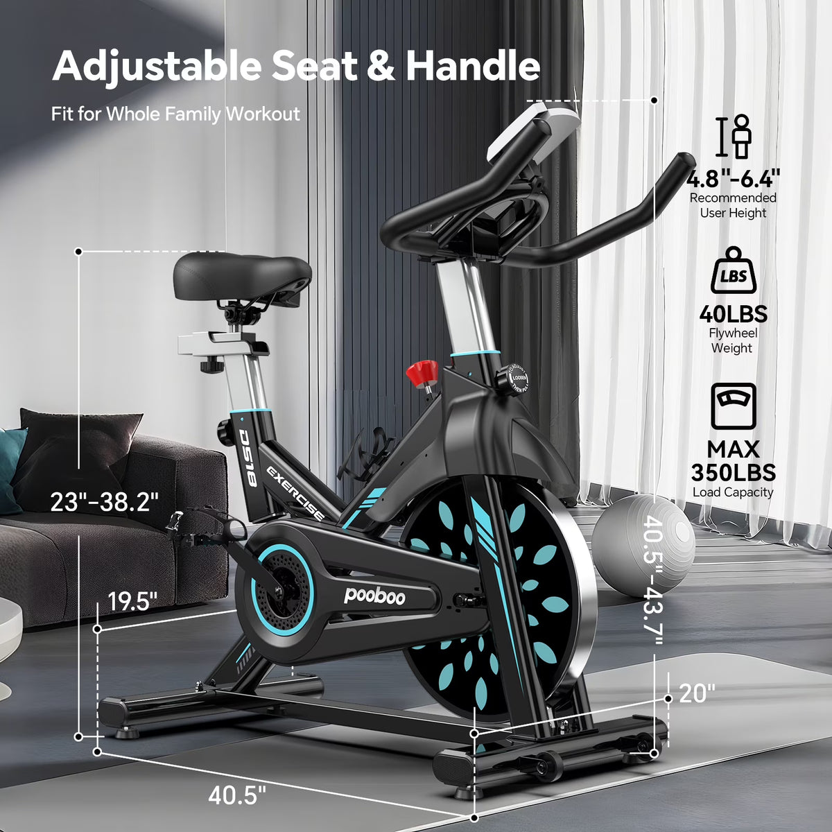 Exercise Bike – Stationary Indoor Cycling & Cardio Equipment for Home