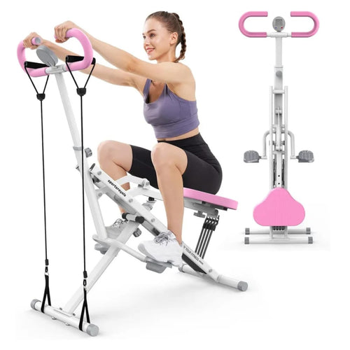 Adjustable Assisted Squat Machine with Resistance Bands, Cardio and Strength Training - Afrofit GymStore