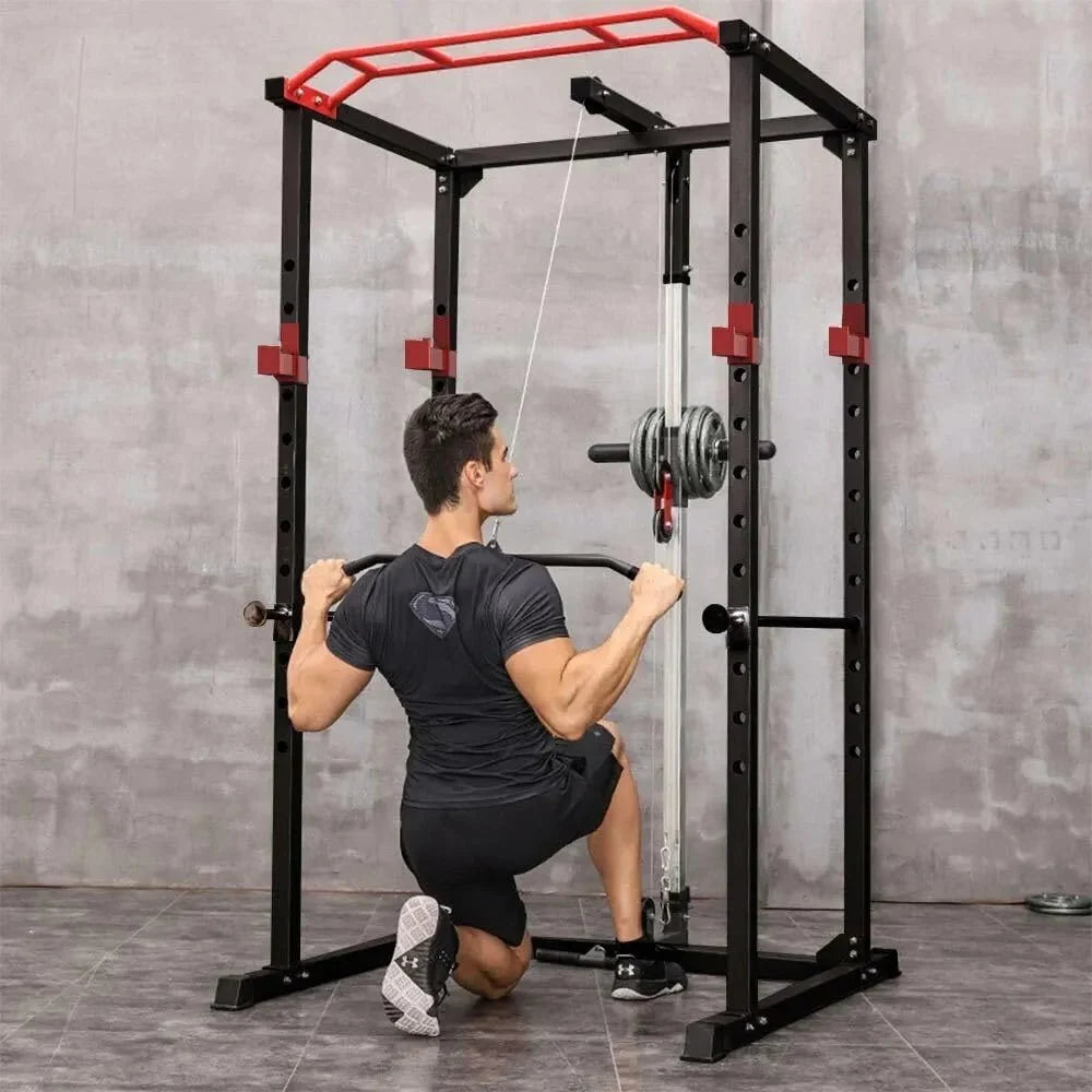 Fitness Heavy Duty Squat Rack and Power Cage X1 - Afrofit GymStore