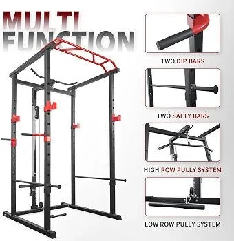 Fitness Heavy Duty Squat Rack and Power Cage X1 - Afrofit GymStore