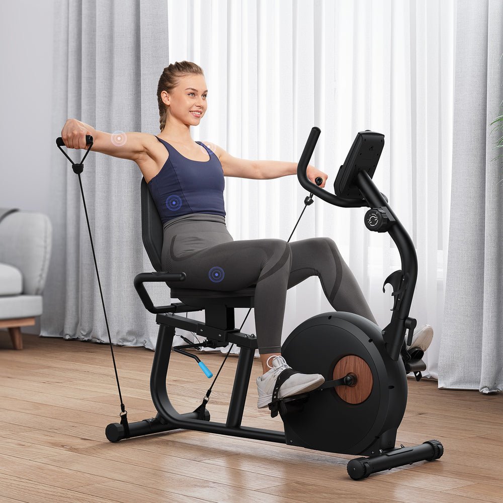 Merach S23B1 Demestic Recumbent Exercise Bike - Afrofit GymStore